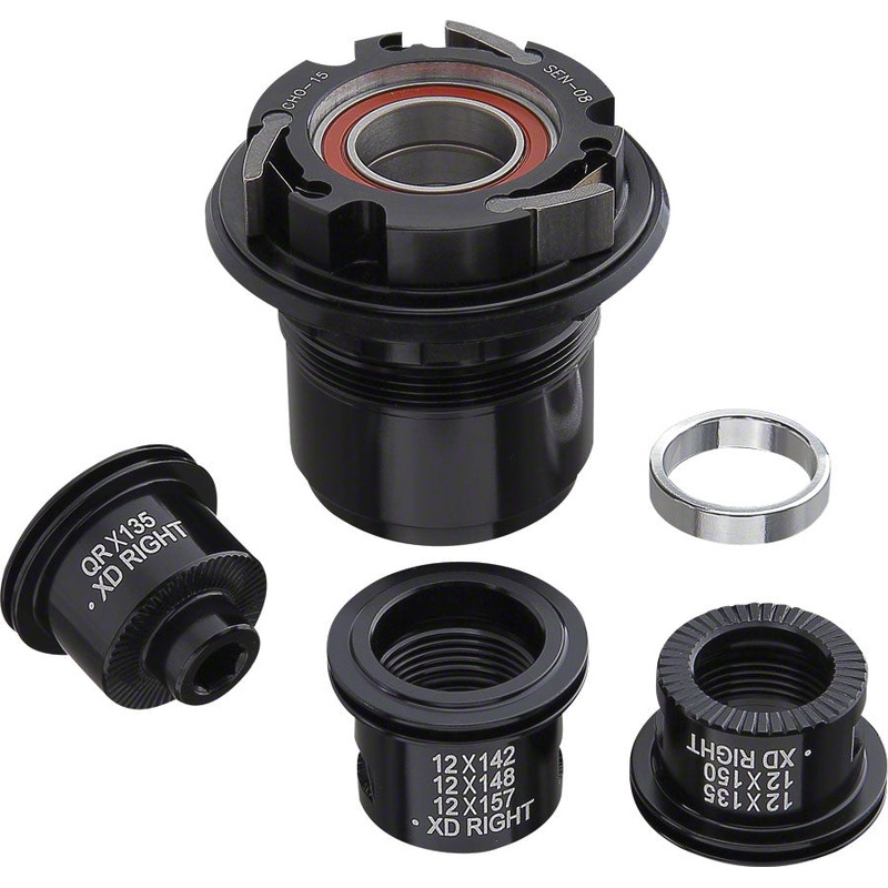 Spank Alloy XD Freehub Body including 2 bearings endcaps 12mm axles Oozy Spike hubs