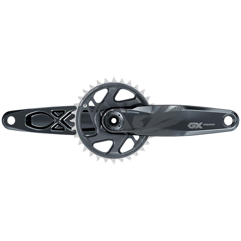 SRAM GX Eagle Fat Bike Crankset – 165mm 12-Speed 30t Direct Mount DUB Spindle Interface For 190mm Rear Spacing Lunar