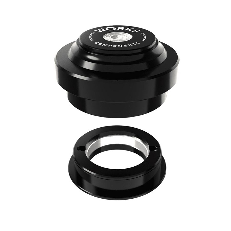 Works Components 1.5 EC44-ZS44 Angleset-1 1/8 Angle Headset 1.5 100-109mm EC44/28.6 | ZS44/30 ZS External threadless Complete Black
