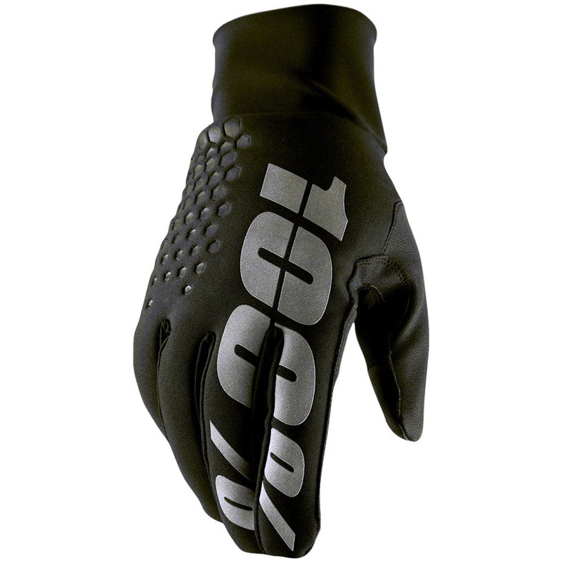 100% Hydromatic Brisker Gloves – Black Full Finger Large