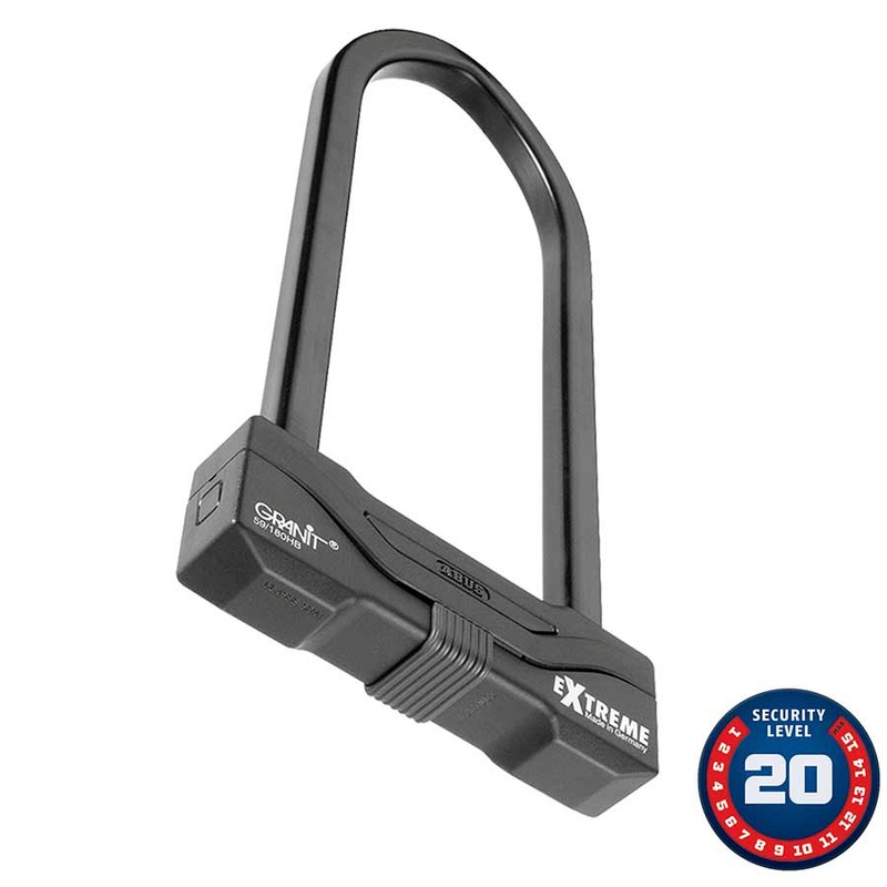 Abus Granit Extreme XPlus 59 U-Lock Key 16mm 11.1cm x 26.0cm 4.3 x 10.2 Black