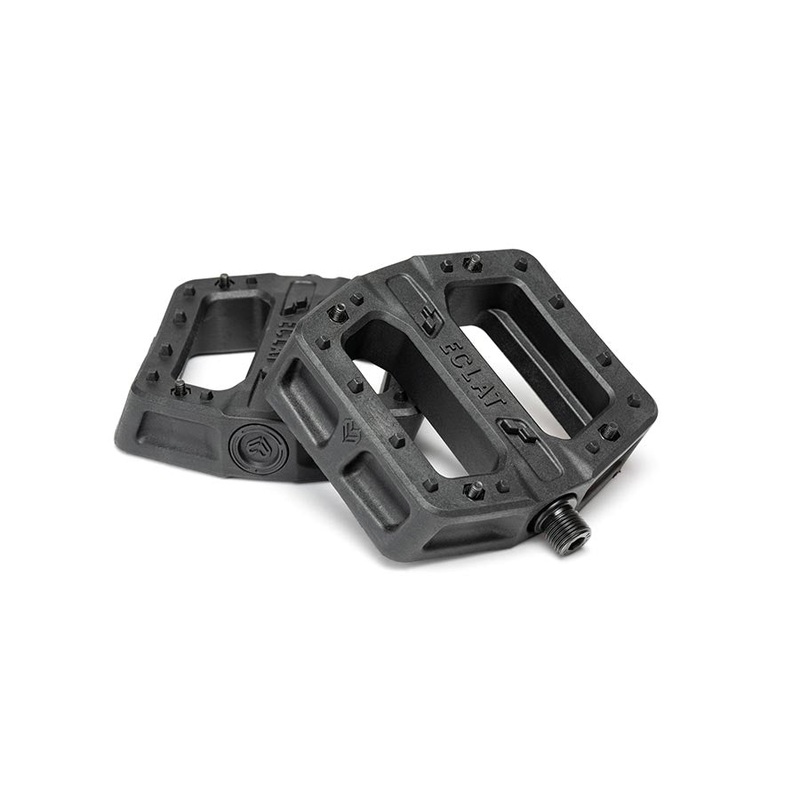 Eclat Juggernaut Platform Pedals 9/16” Black Pair