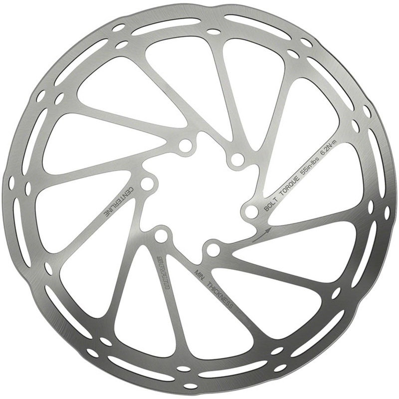 SRAM CenterLine Disc Brake Rotor – 200mm 6-Bolt 2.0mm