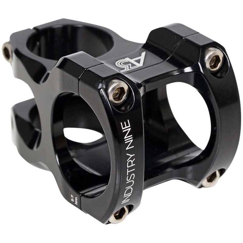 Industry Nine A318 Stem – 50mm 31.8mm Clamp +/-4.4 1 1/8 Aluminum Black