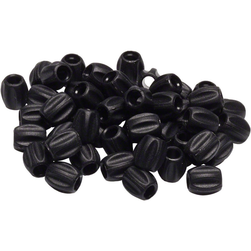 Jagwire Mini Tube Tops Frame Protectors 4mm 5mm Housing Hose Bag of 50 BLK