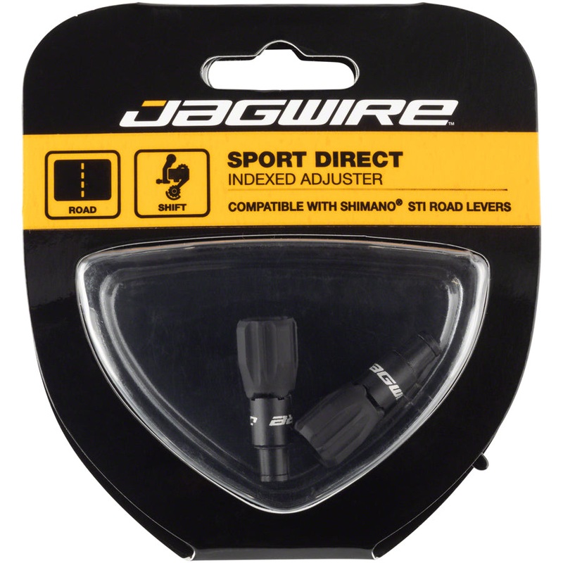 Jagwire Sport 4mm Direct Rocket II Cable Tension Adjusters Pair Black