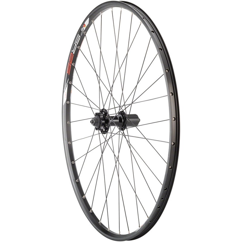Quality Wheels Value Double Wall Series Disc Rear Wheel – 29 QR x 135mm 6-Bolt HG 10 BLK Clincher 32H
