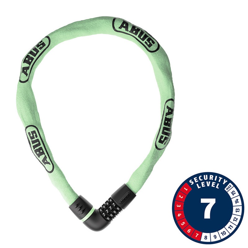 Abus Tresor 6807C Chain Lock Combination 7mm 110cm 3.6′ Sage Green