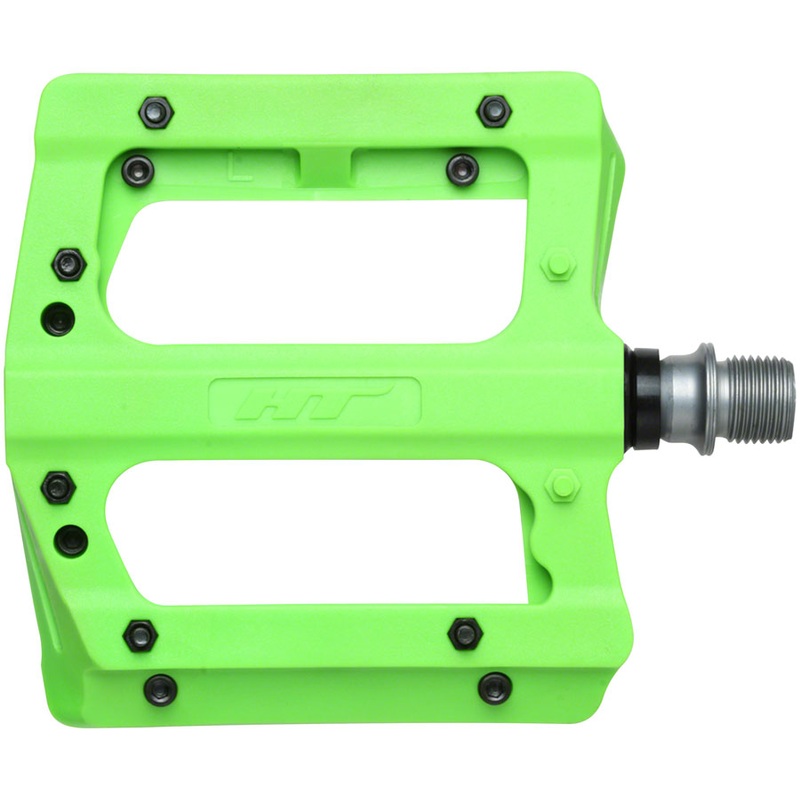 HT Components PA12A Pedals – Platform Composite 9/16 Green