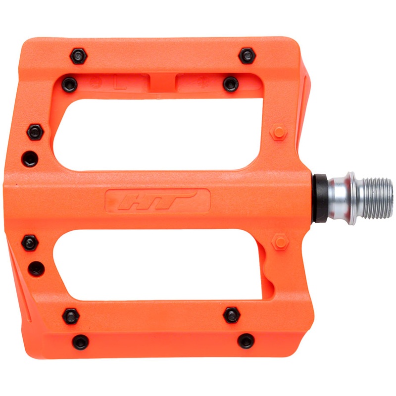 HT Components PA12A Pedals – Platform Composite 9/16 Orange