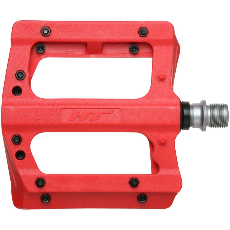HT Components PA12A Pedals – Platform Composite 9/16 Red