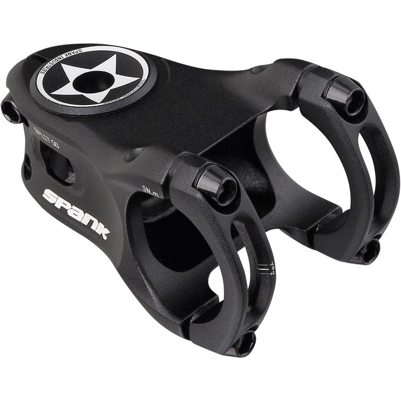 Spank Split Stem – 38mm 31.8 Clamp +/-0 1 1/8 Aluminum Black