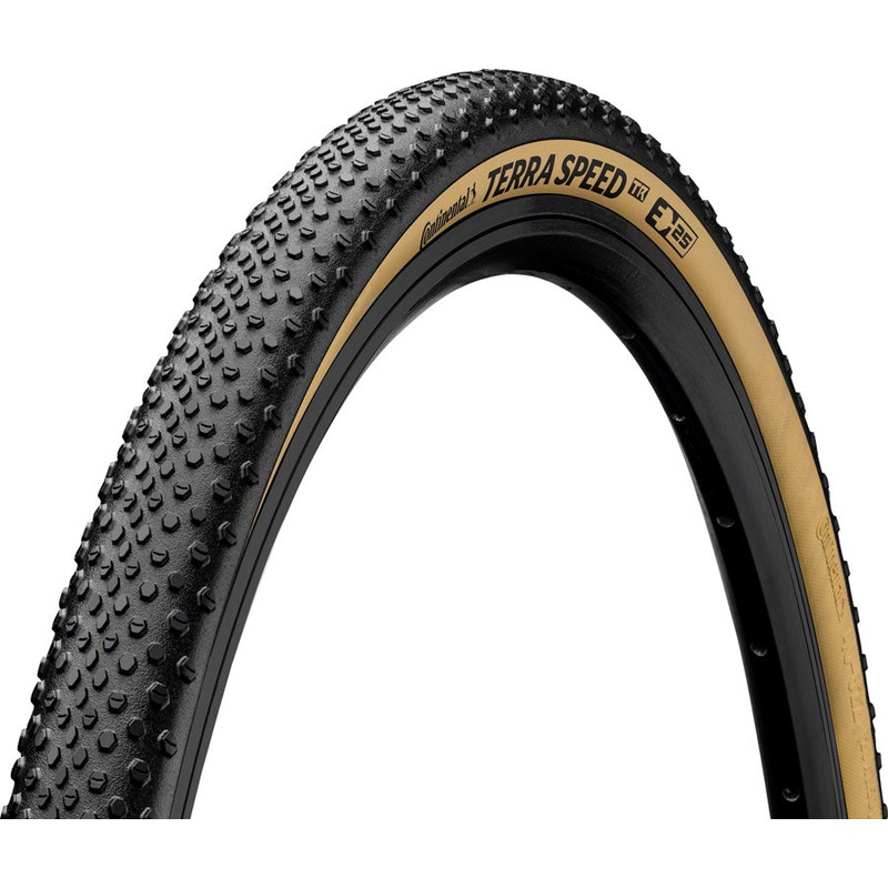 Continental Terra Speed Tire – 650b x 35 Tubeless Folding BLK/Cream BLKChili ProTection E25