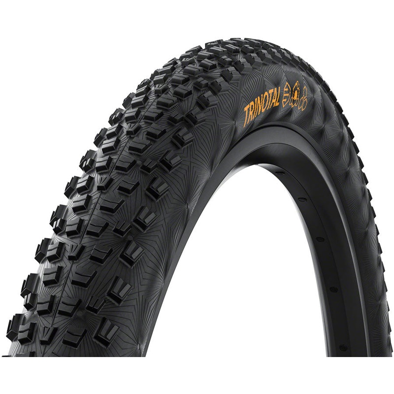 Continental Trinotal Tire – 29 x 2.40 Tubeless Folding BLK Rapid Race Casing E25