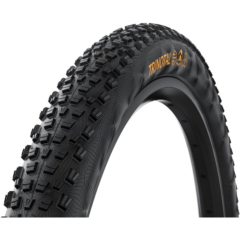 Continental Trinotal Tire – 29 x 2.20 Tubeless Folding BLK Grip Race Casing E25