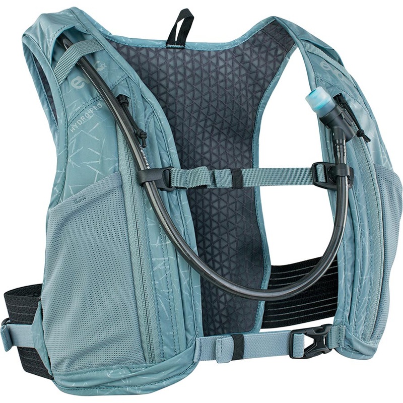 EVOC Hydro Pro 1.5 + 1.5l Bladder Hydration Vest Volume: 1.5L Bladder: Included (1.5L) Steel