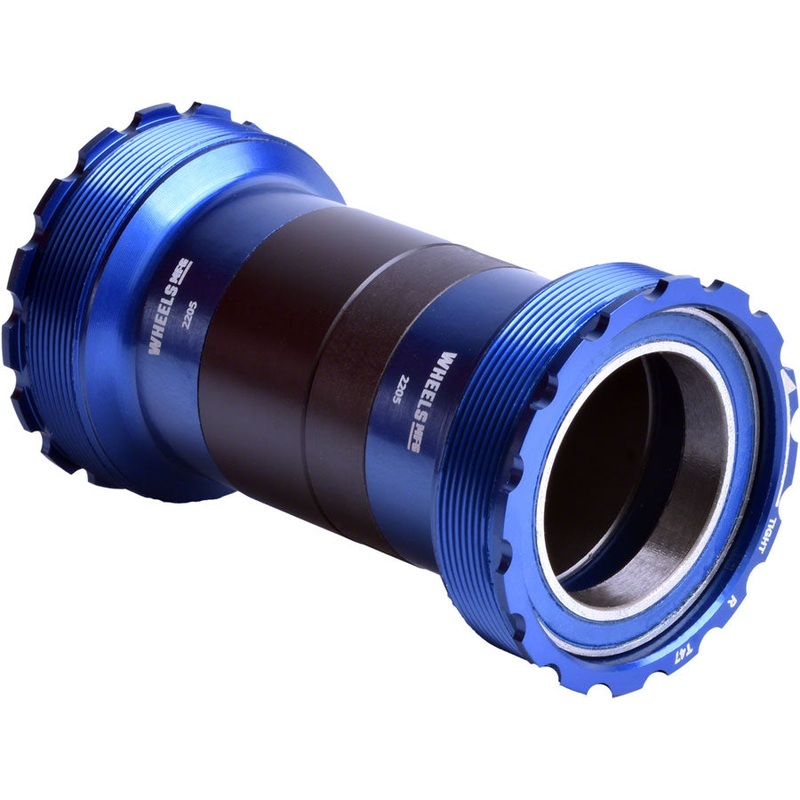 Wheels Manufacturing T47 Inboard Bottom Bracket – For 30mm Spindle ABEC-3 Bearings Fits Frames 68mm-132mm BB Shells Blue
