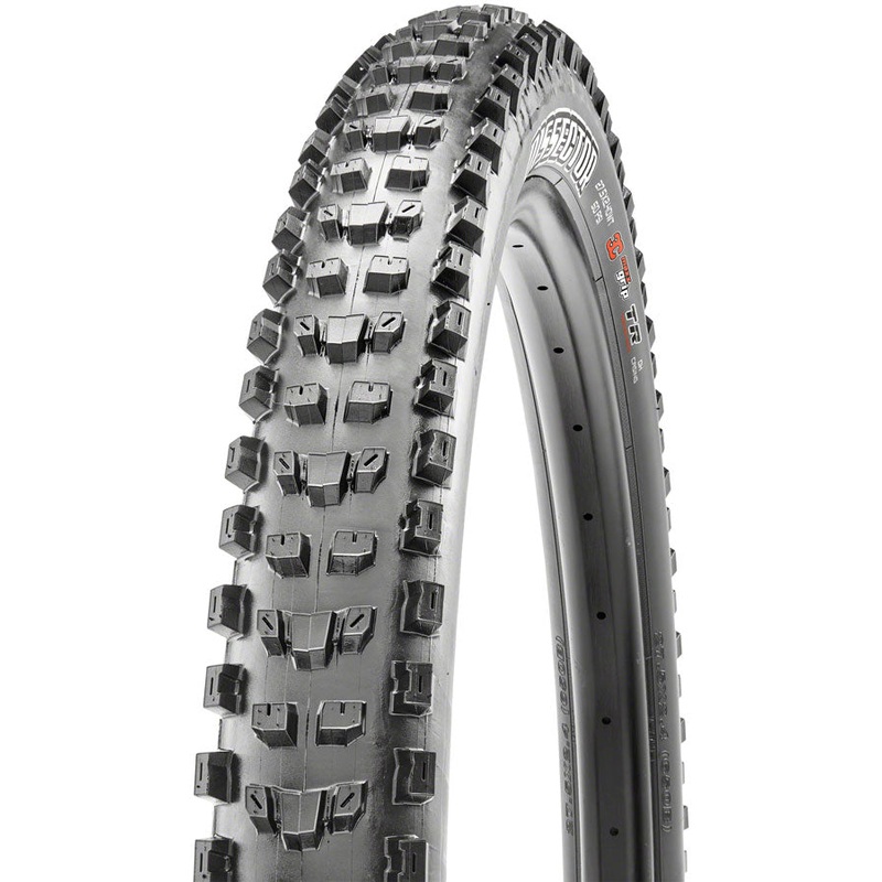 Maxxis Dissector Tire – 29 x 2.4 Tubeless Folding BLK 3C Maxx Grip DoubleDown Wide Trail