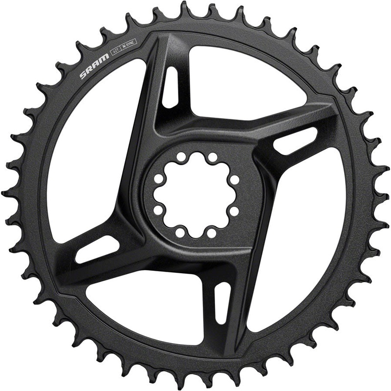 SRAM Rival X-Sync Direct Mount Road Chainring – 42t 12-Speed 8-Bolt Direct Mount 6.5mm Offset BLK E1