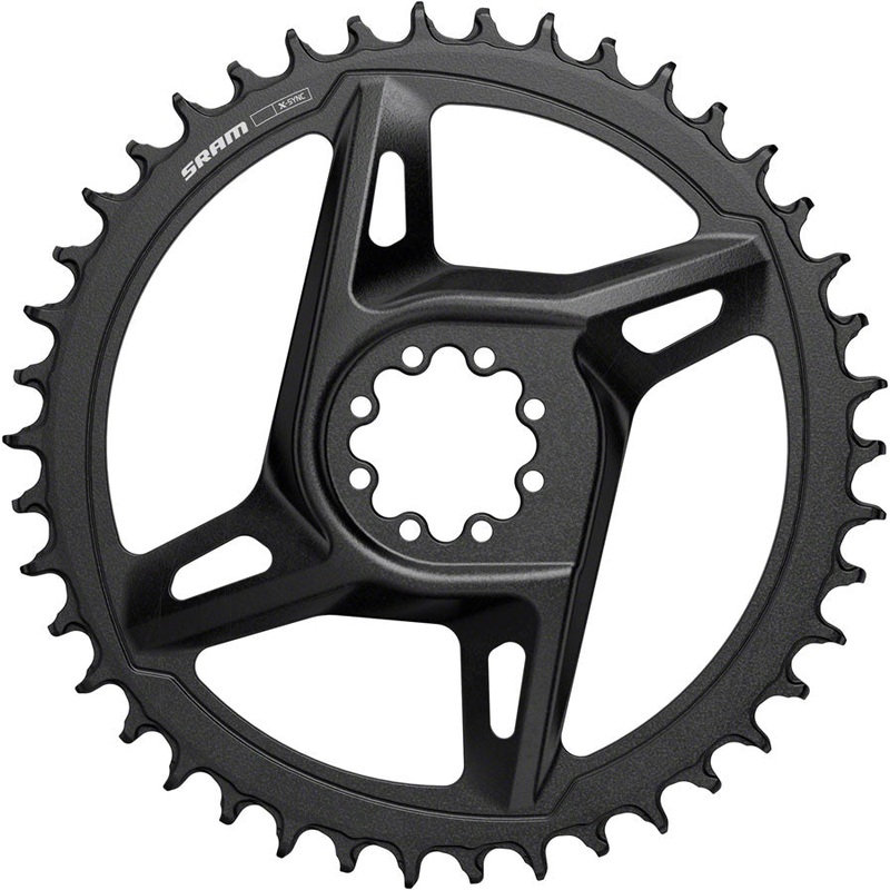 SRAM Rival X-Sync Direct Mount Road Chainring – 44t 12-Speed 8-Bolt Direct Mount 6.5mm Offset BLK E1