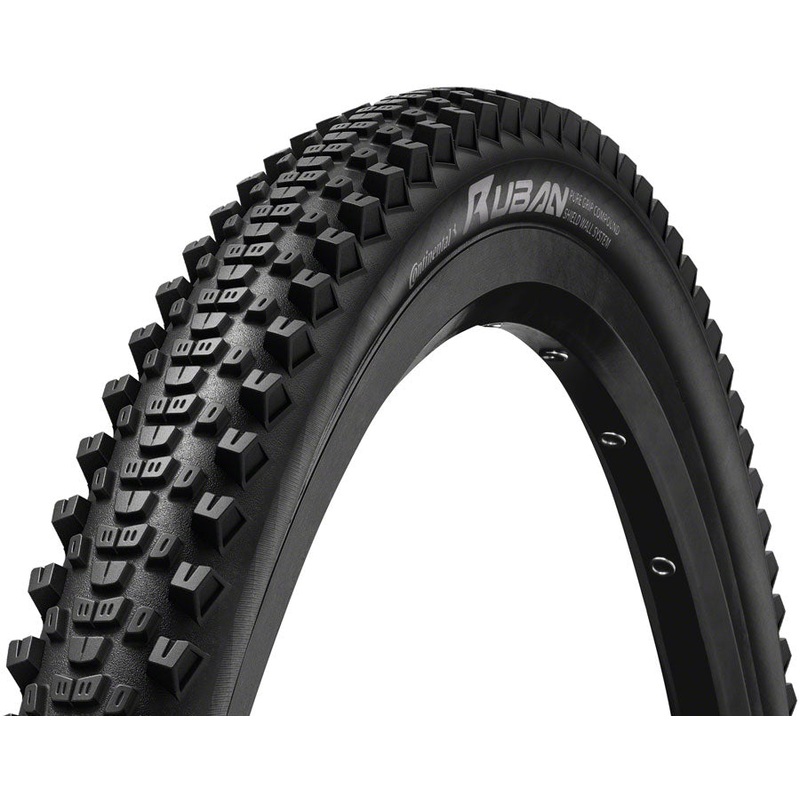 Continental Ruban Tire – 29 x 2.60 Tubeless Folding BLK SL PureGrip ShieldWall System E25