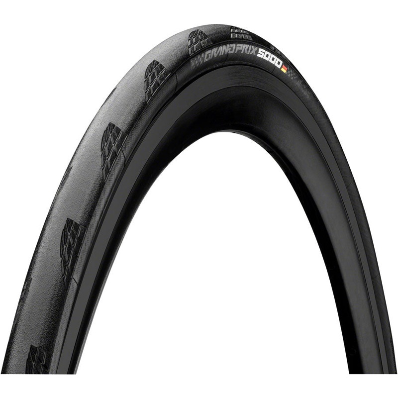 Continental Grand Prix 5000 Tire – 650b x 28 Clincher Folding BLK BLKChili Vectran Breaker LazerGrip ACT