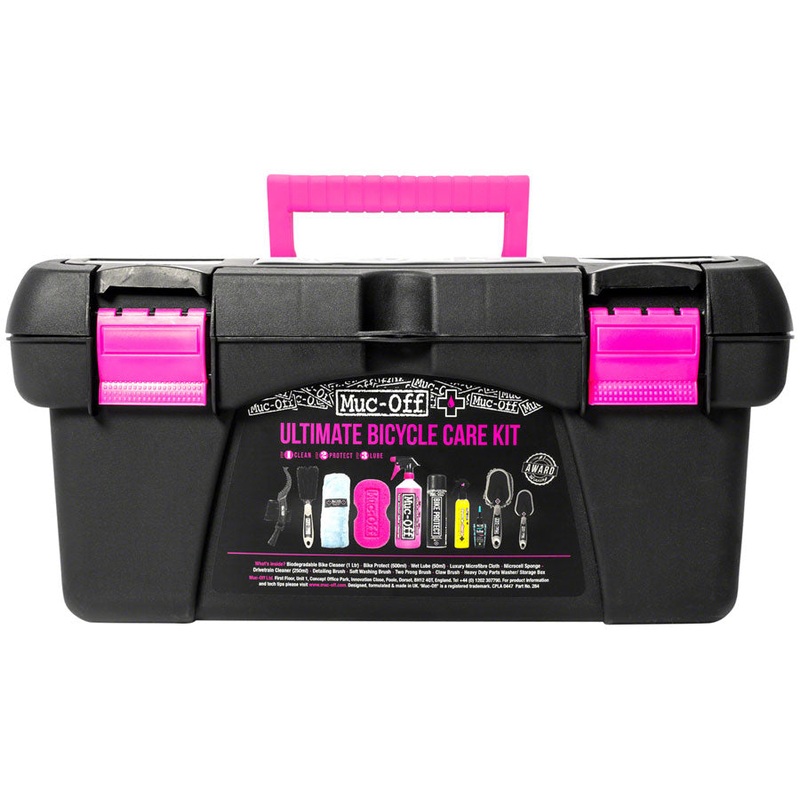 Muc-Off Ultimate Bicycle Cleaning Kit: Toolbox with 10 Pieces