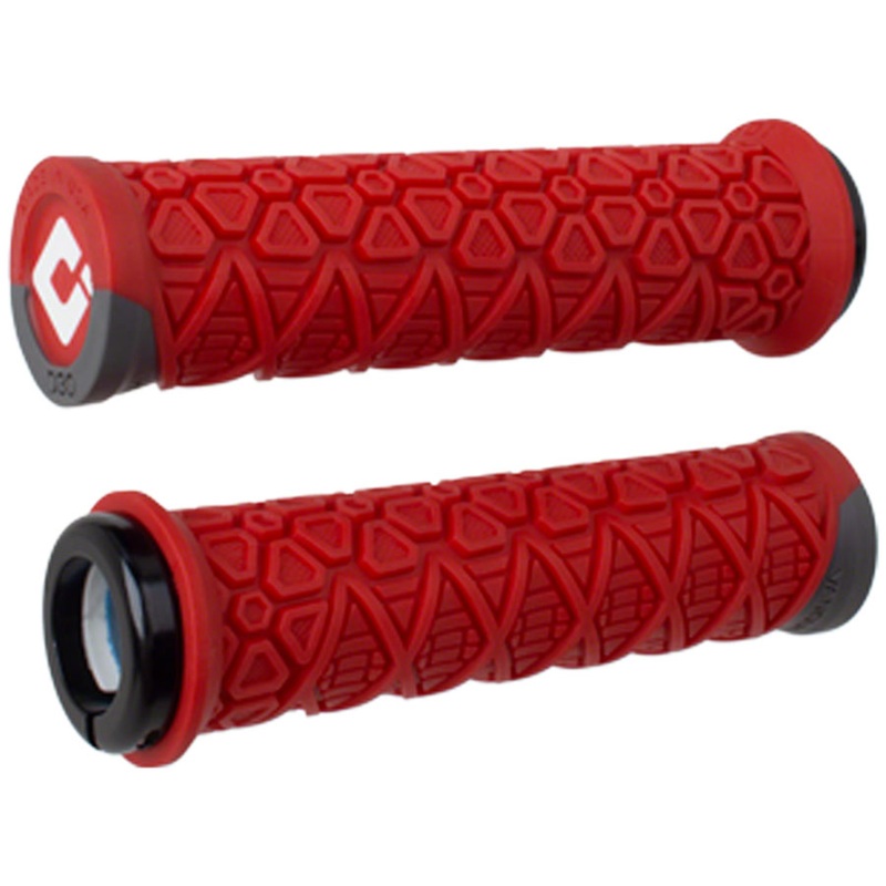 ODI Vanquish Grips – Red/Graphite Lock-On
