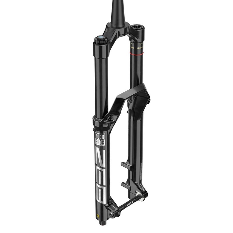 RockShox ZEB Ultimate Charger 3 RC2 Suspension Fork – 27.5 180 mm 15 x 110 mm 44 mm Offset Gloss BLK A2