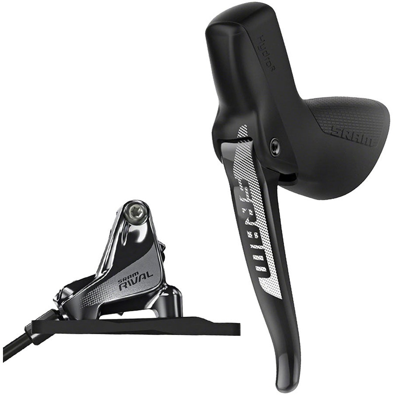 SRAM Rival 1 Disc Brake Lever – Left/Front Hydraulic Flat Mount No Offset  BLK A1