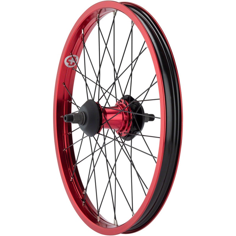 Salt Everest Rear Wheel – 20 14 x 110mm Rim Brake Freecoaster Red Clincher