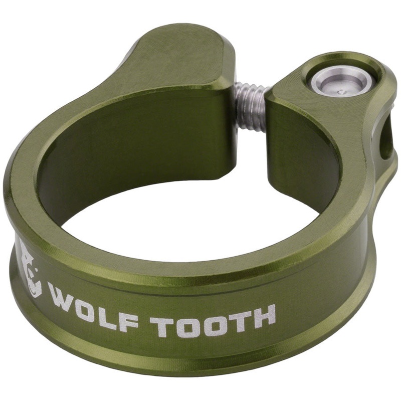 Wolf Tooth Seatpost Clamp – 34.9mm Bolt-On Olive