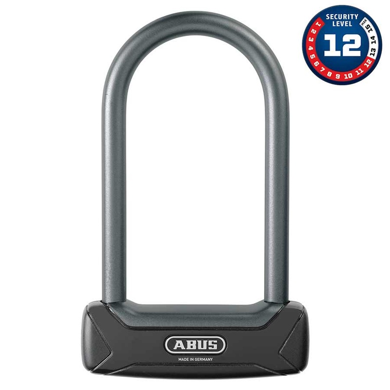Abus Granit Plus 640 U-Lock Key 12mm 8.30cm x 15.0 cm 3.3”x 5.9” Black