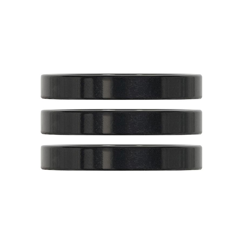 Industry Nine iRiX Headset Spacer 1-1/8” Height: 5mm Aluminum Black 3pcs