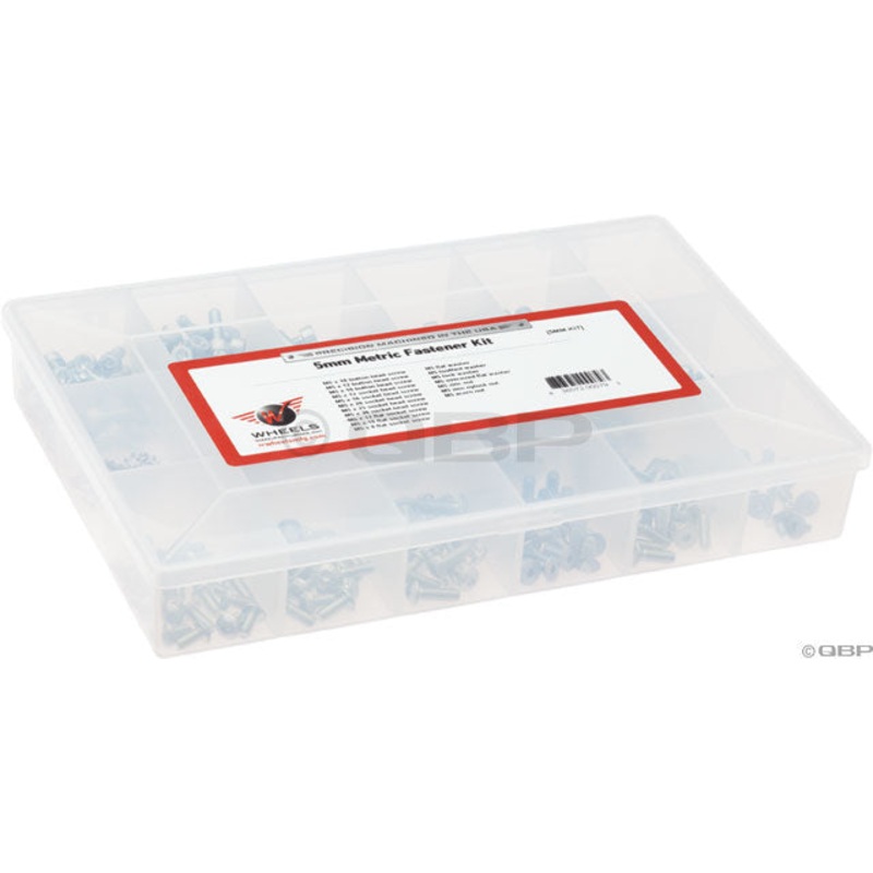 Wheels Manufacturing 5mm Fastener Kit -475 Pieces 18 Different Parts Three Bolt Styles in Lengths 8 to 30mm