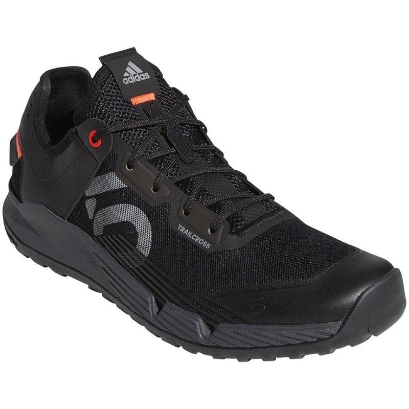 Five Ten Trailcross LT Flat Shoes – Men’s Core BLK / Gray Two / Solar Red 9