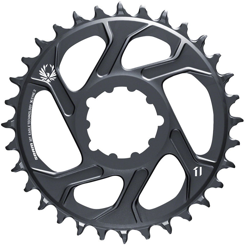 SRAM 30T X-Sync 2 Direct Mount Eagle Chainring 3mm Boost Offset Lunar Gray