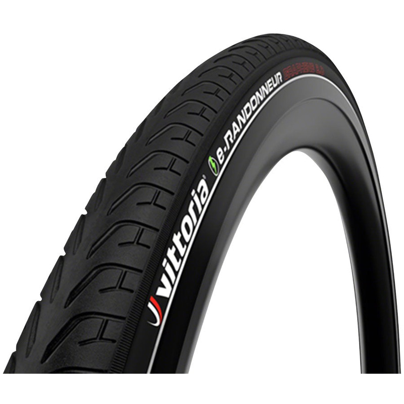 Vittoria e-Randonneur Tire – 700 x 40 Clincher Wire Black/Reflective G2.0