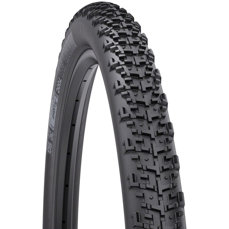 WTB Nano Tire – 700 x 52 TCS Tubeless Folding BLK Light/Fast Rolling Dual DNA SG