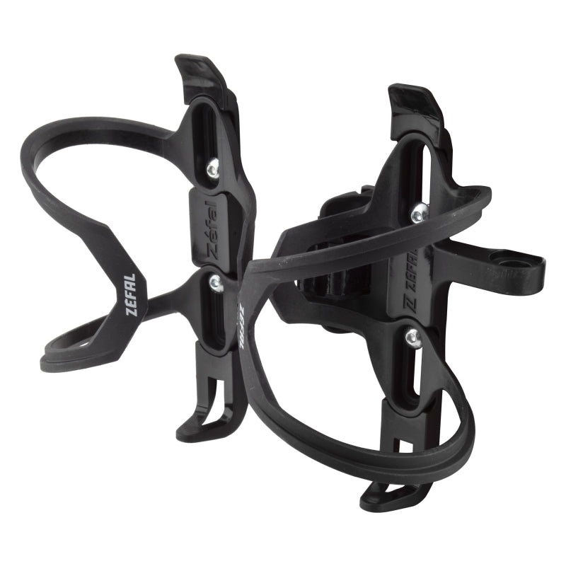 Zefal Tri Bottle Cage Set Universal Side Load Fiber Glass Composite Black Seat Rail