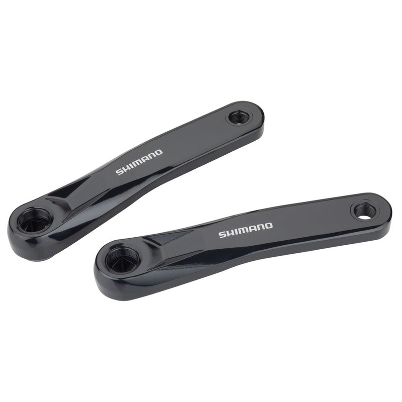 Shimano STEPS FC-E5010 Ebike Crank Arm Set – 165mm Square Taper JIS Spindle Interface BLK