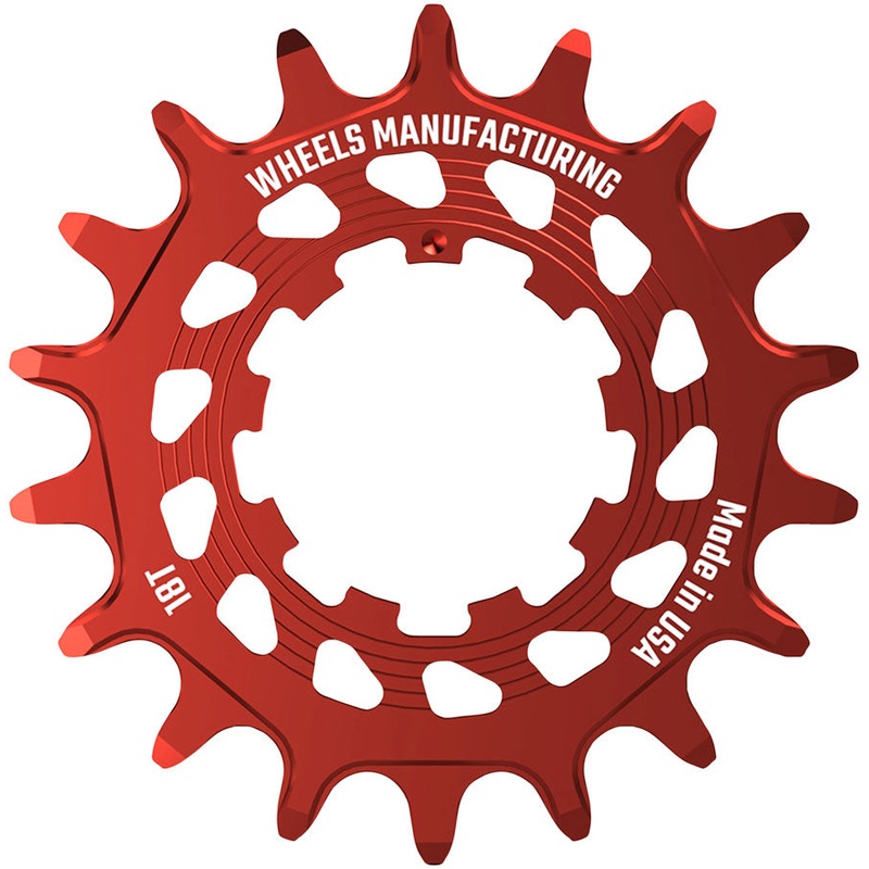 Wheels Manufacturing SOLO HG Cog – 18t Fits SOLO-HG Kits Red