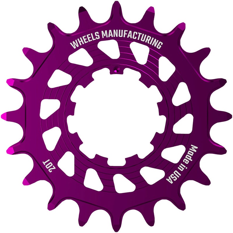 Wheels Manufacturing SOLO HG Cog – 20t Fits SOLO-HG Kits Purple