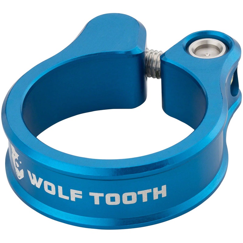 Wolf Tooth Seatpost Clamp – 29.8mm Bolt-On Blue