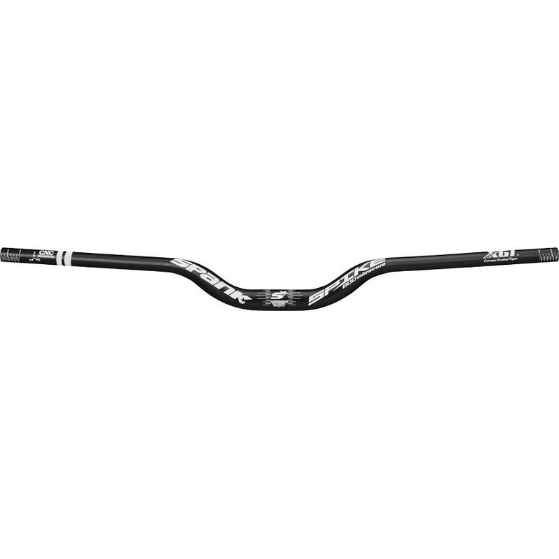 Spank Spike Race Vibrocore Bars 800mm Wide 50mm Rise 31.8mm Clamp Black