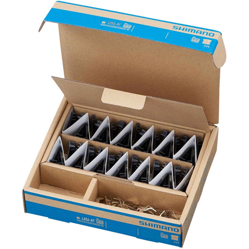 Shimano L05A-RF Disc Brake Pad Spring – Resin Compound Finned Alloy Back Plate Box/25 pair