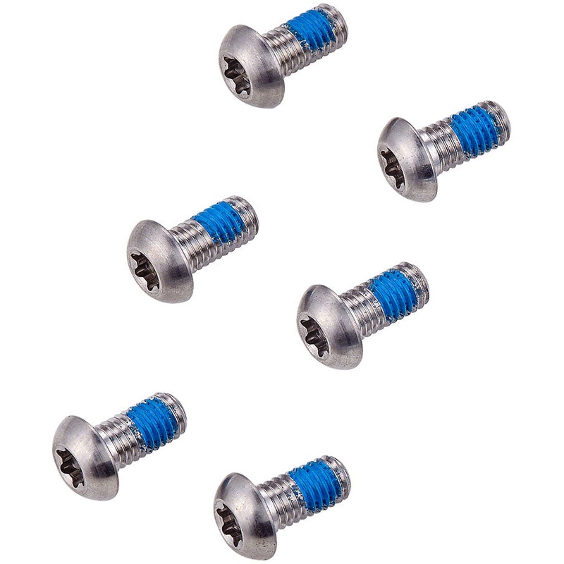 SRAM/ Avid T25 Rotor Bolt Kit Titanium Set of 6