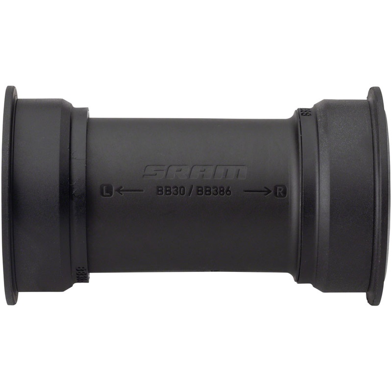SRAM DUB PressFit BB386 Bottom Bracket – 386 EVO 86mm Road Black