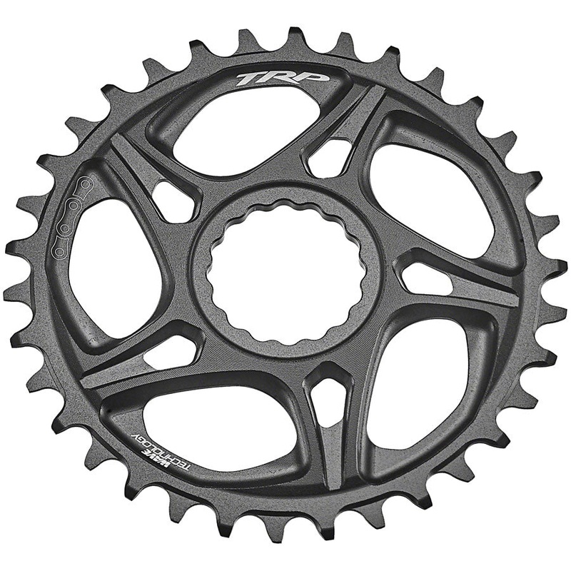 TRP CR-M8070 Boost Direct Mount Chainring – 32t 7-Speed DH CINCH Mount 6mm Offset 7075-T6 Aluminum Sandblasted BLK