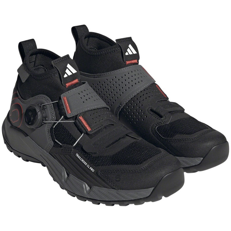 Five Ten Trailcross Pro Mountain Clipless Shoes – Women’s Gray Five/Core BLK/Red 7.5